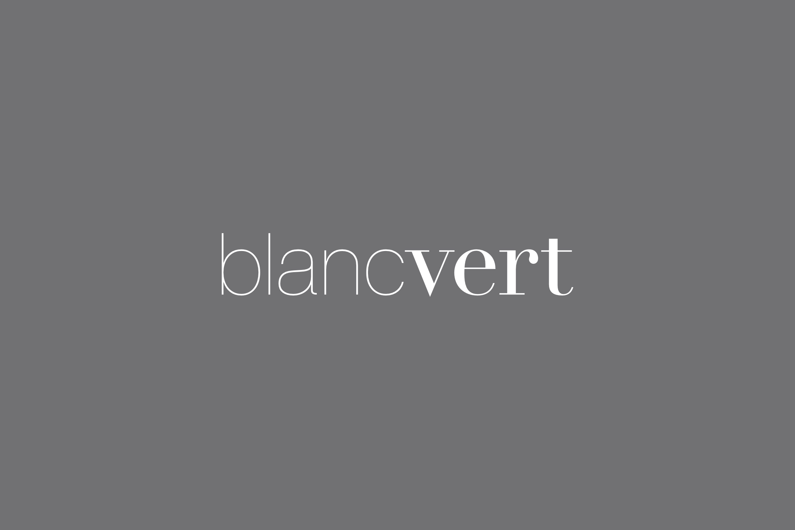 ブランベール（blancvert）ブランドロゴ - グランルミエのセレクトブランド